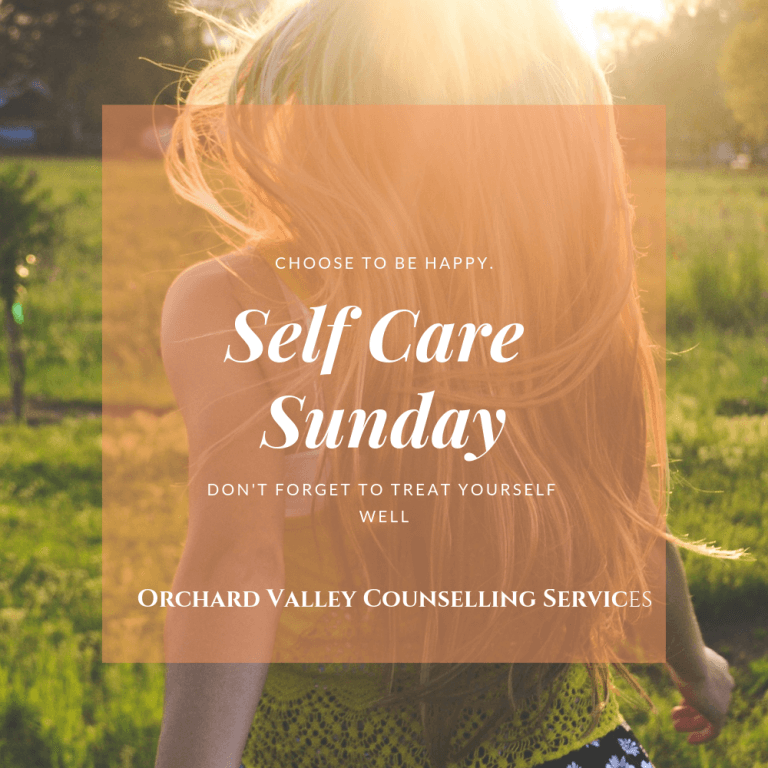 Self Care Sunday Orchard Valley Counselling Services 7073