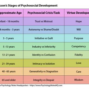 stages of psychosocial development